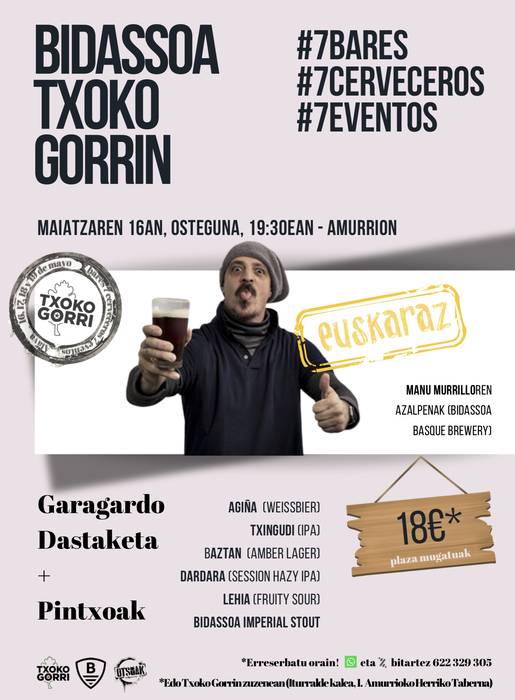 Garagardo dastaketa, Bidassoa