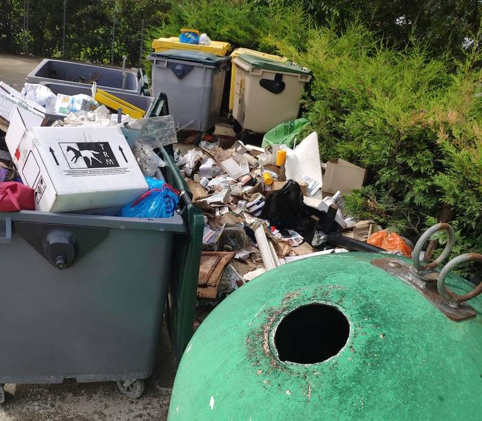 Bigarren zigor espedientea ireki dio Gorbeialdeko Kuadrillak zaborra biltzen duen enpresari