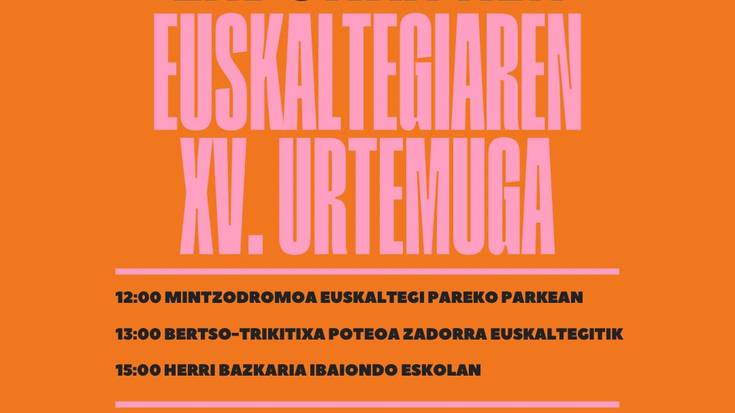 Zadorra AEK euskaltegiaren 15. urteurren jaia