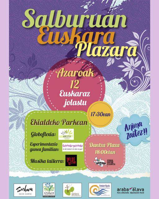 Salburuan euskara plazara