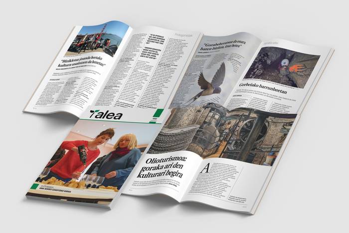 Oliokultura eta mundua bizikletaz, aste honetako ALEAn