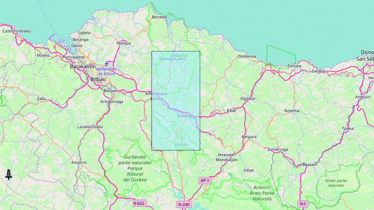 Hidrokarburoak bilatzeko 'Lore' baimena eman du Jaurlaritzak, Aramaio hartzen duena