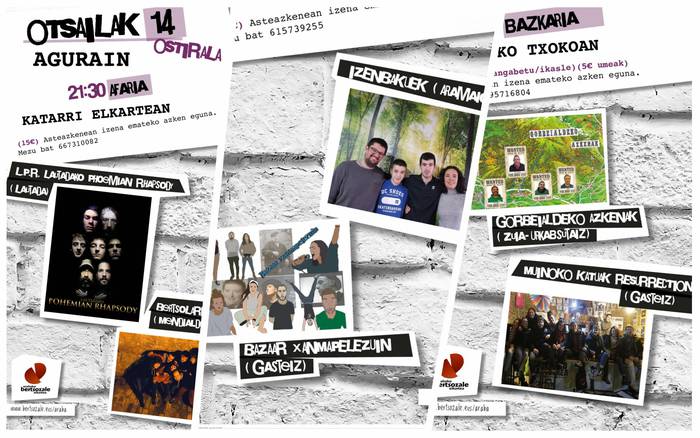 Kuadrillartekoko hiru saiorekin amaiera emango zaio lehen faseari asteburu honetan