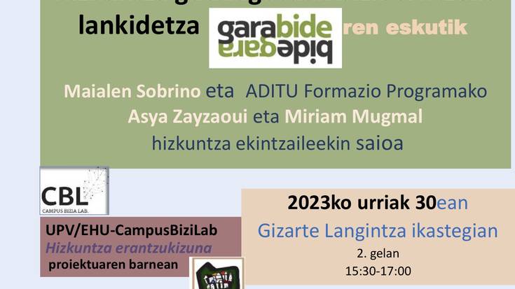 Hizkuntza gutxiagotak biziberritzeko lankidetza, Garabideren eskutik