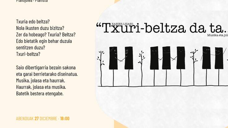 'Txuri beltza da ta'