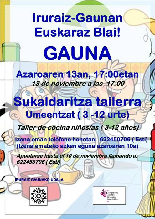 Sukaldaritza umeentzako