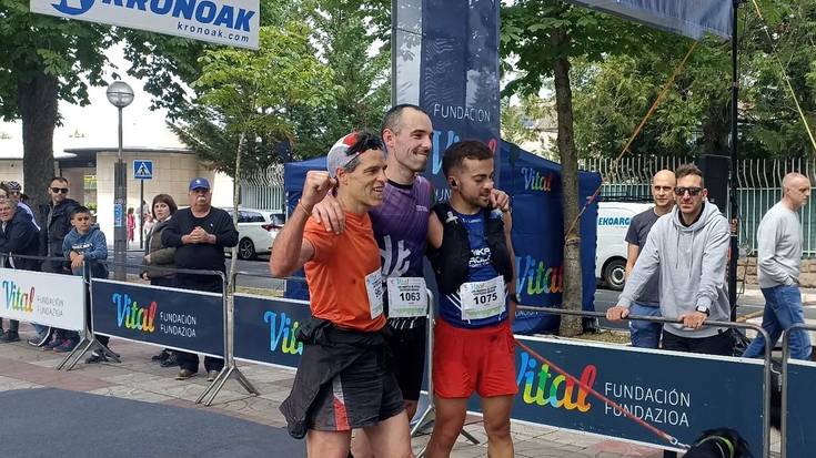 Igor Goikolea eta Ane Zabala garaile Gasteizko Mendietan