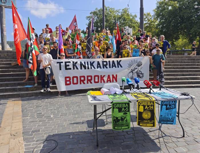 Ikuskizunetako teknikariek greba egingo dute abuztuaren 5ean