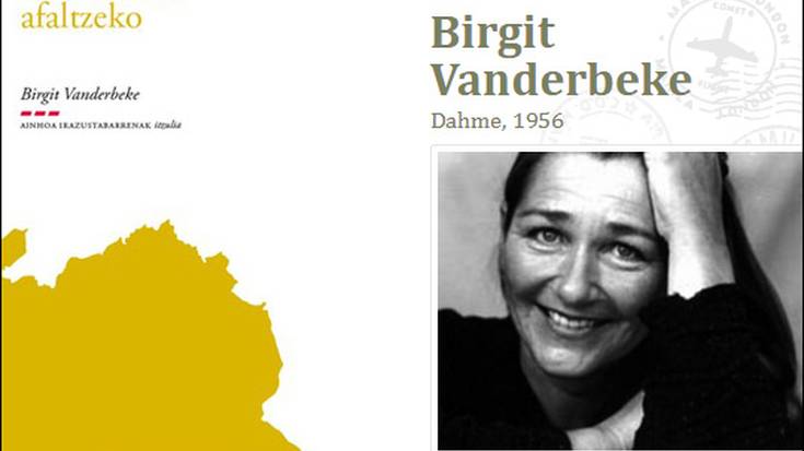 'Muskuiluak afaltzeko', Birgit Vanderbeke
