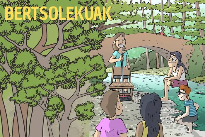 Umeentzako neguko bertso udalekuak Izaskun Arrue Kulturgunean