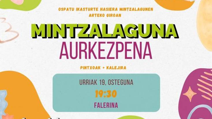[MINTZA-AURKEZPENA] Pintxoak eta kalejira