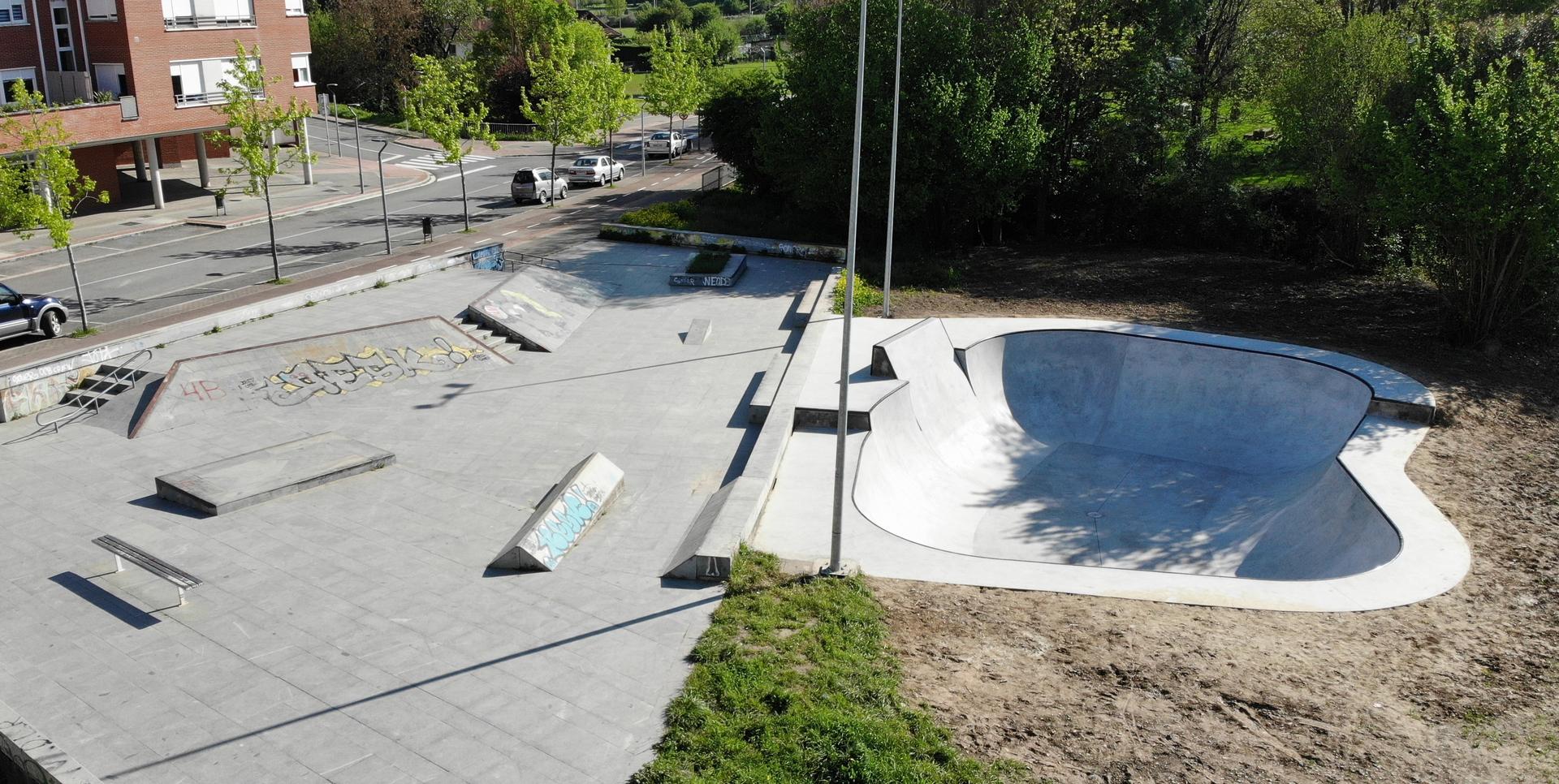 Amurriok amaitu ditu Abiaga kaleko skate pista eraikitzeko lanak