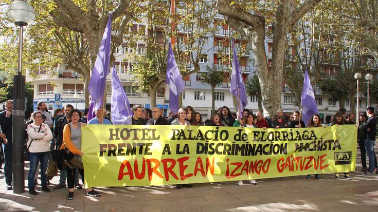 Palacio de Elorriagatik kaleratutako emakumearen kontrako "zigor kanpaina" salatu dute