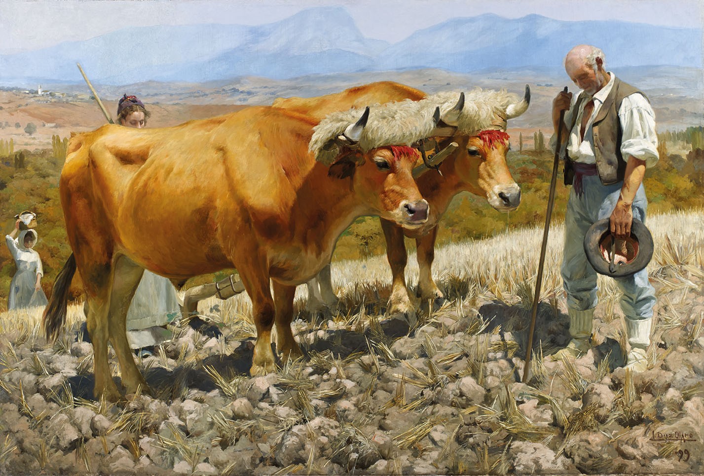 'Angelus', Diaz de Olanoren margolana