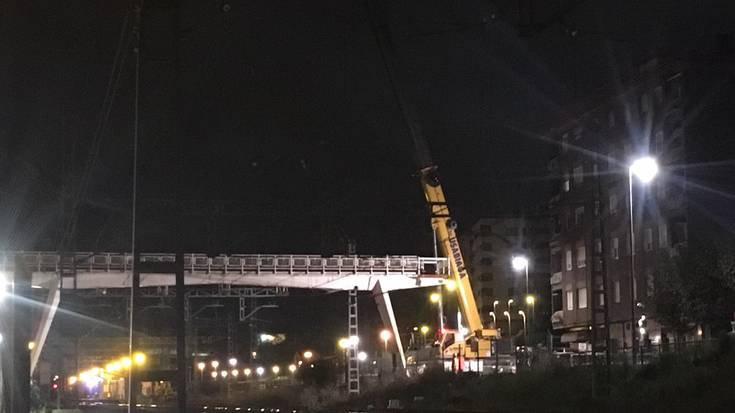 Etxebizitza bat desalojatu dute Laudion, Latiorroko zubiaren obren ondorioz